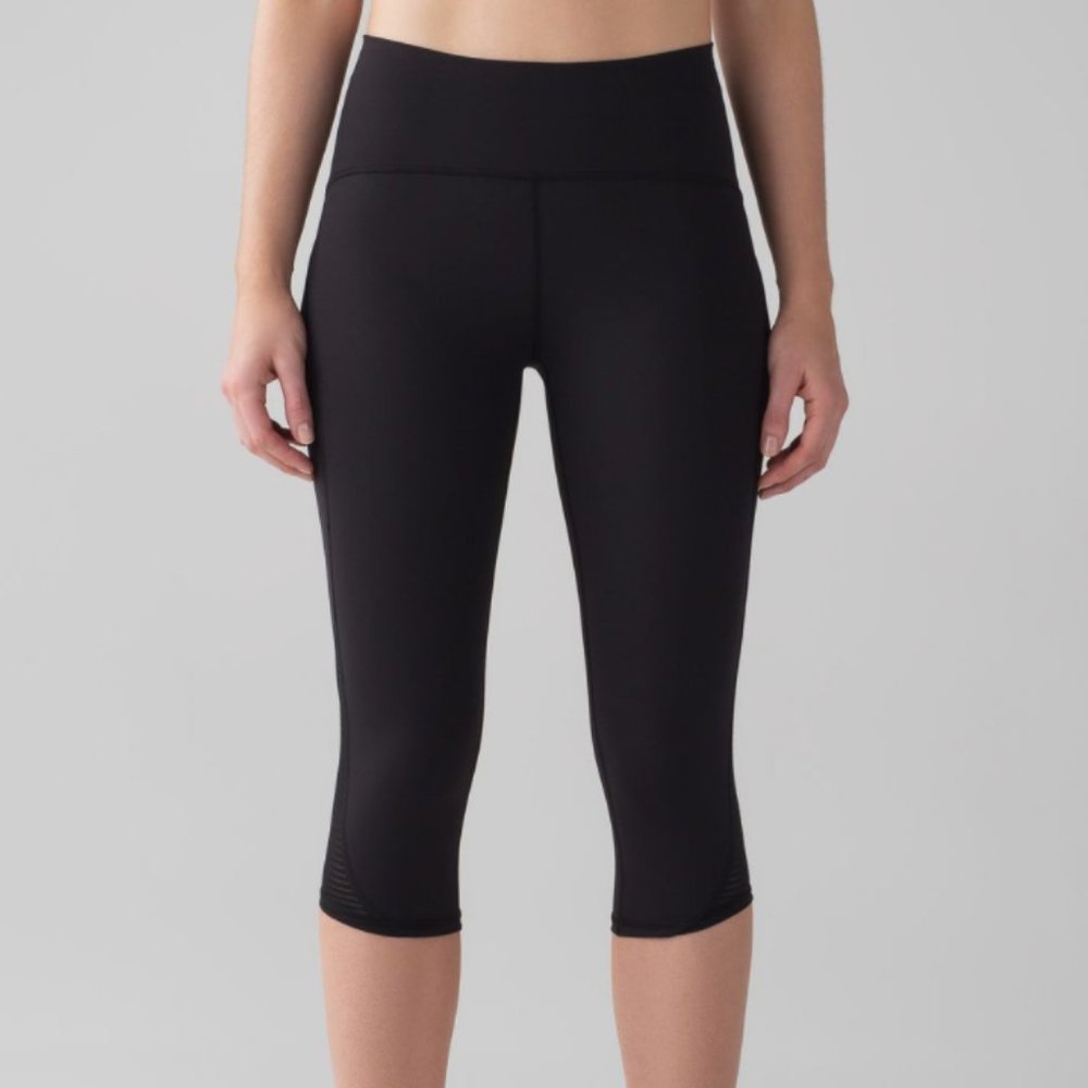 Lululemon Lean In Crop (17") Black